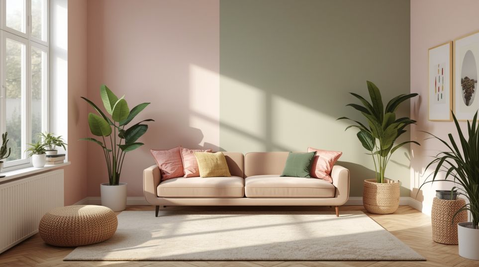 Living Room Paint Makeover